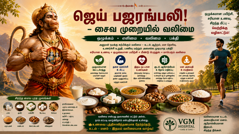 ஜெய் பஜரங்பலி! – சைவ முறையில் வலிமை