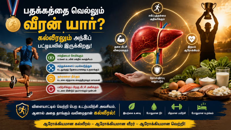 பதக்கத்தை வெல்லும் வீரன் யார்? கல்லீரலும் அந்தப் பட்டியலில் இருக்கிறது!