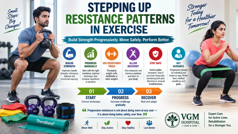 Stepping Up Resistance Patterns in Exercise